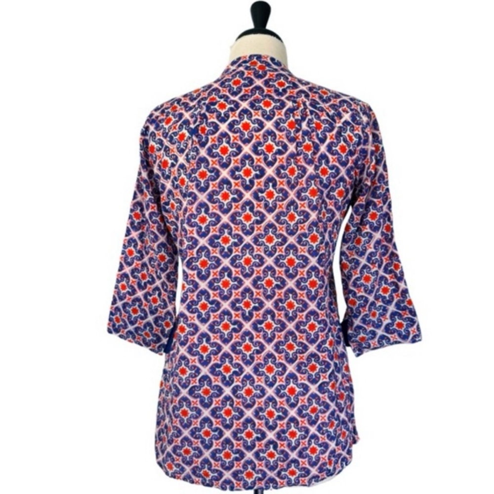 Roberta Roller Rabbit Geometric Print Tunic - Picture 3 of 6